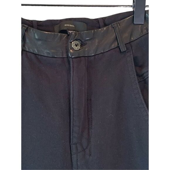 Women Trousers Boyfriend Jogger Jeans Black Size 28 - Picture 3 of 5